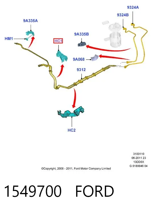 Tarcza hamulcowa przednia Ford Granada GU