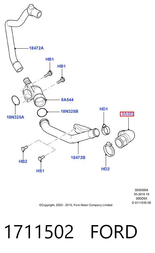 Uszczelniacz automatycznej/mechanicznej skrzyni biegów (wału głównego) 1711502 Ford