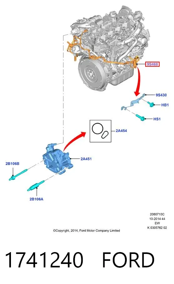  AV6Q9S468AJ Ford