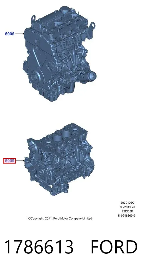 Tłok, komplet do jednego cylindru, STD 1786613 Ford