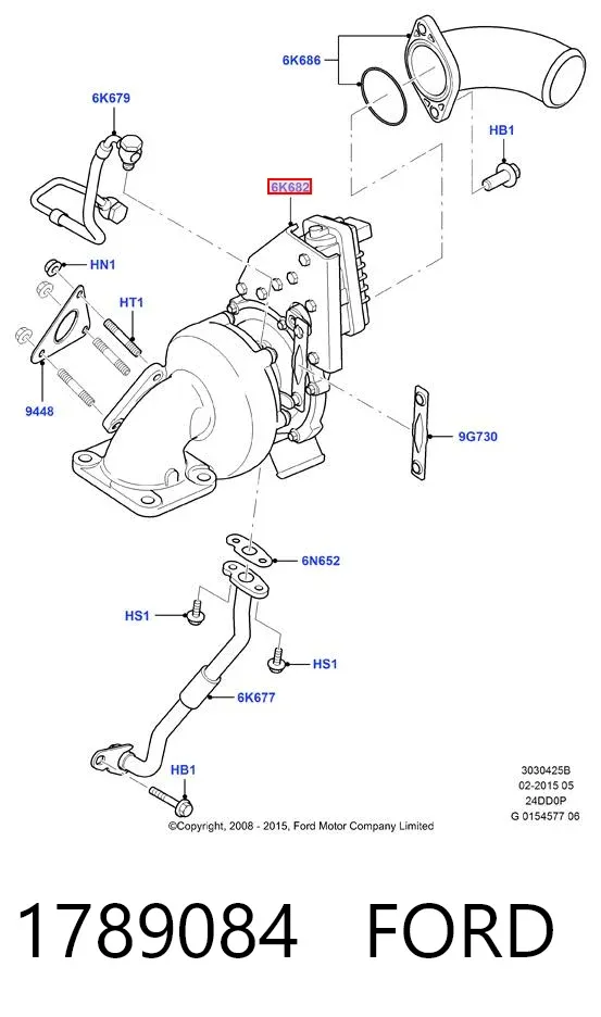 Turbina 1789084 Ford