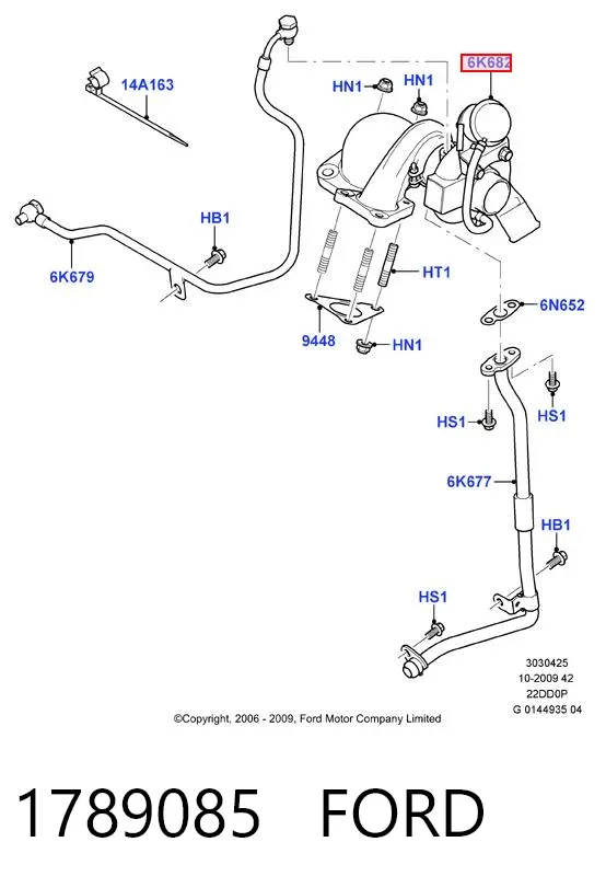 Turbina 1789085 Ford