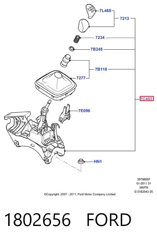 Mechanizm zmiany biegów (cięgno) Ford Mondeo IV
