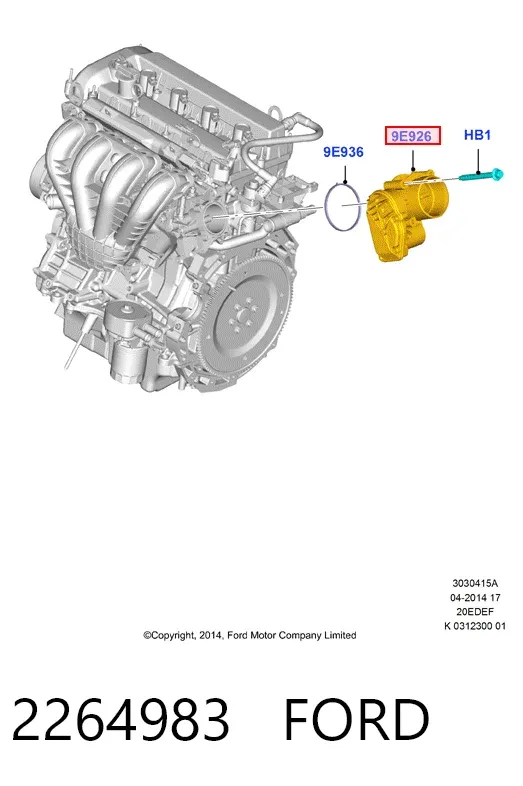 Przepustnica, komplet Ford Fusion CD