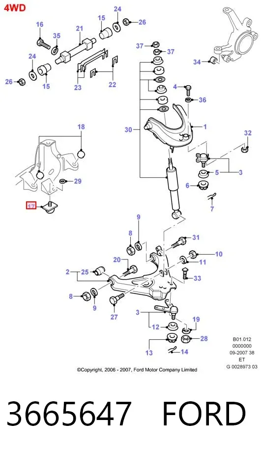  3665647 Ford