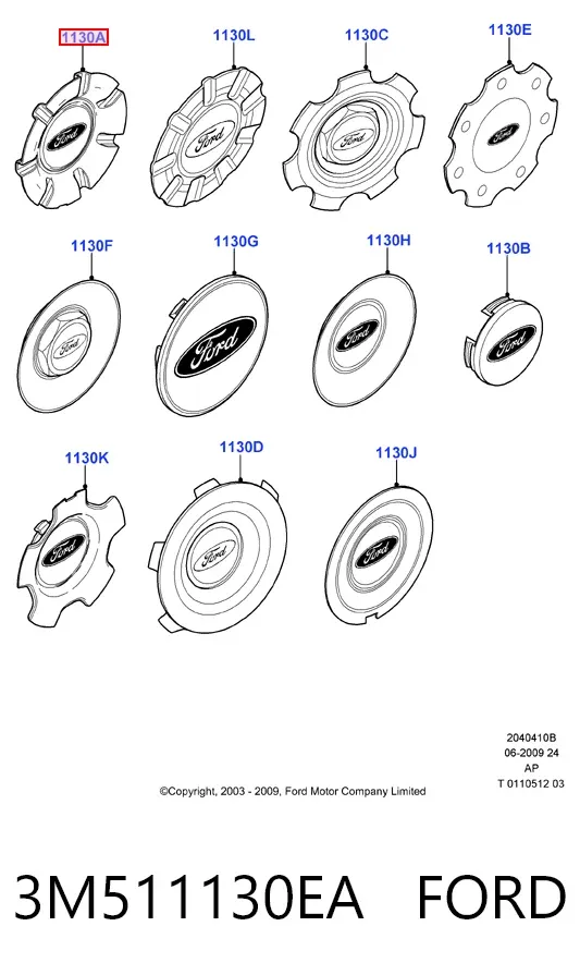Kołpak do obręczy koła Ford C-Max DM2