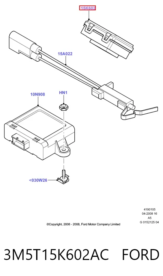 Sterownik immobilizera 3M5T15K602AC Ford