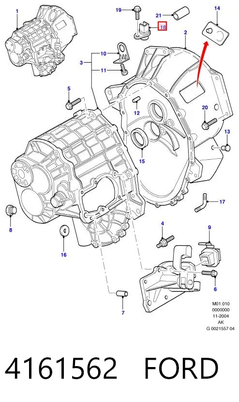 Czujnik prędkości 4161562 Ford
