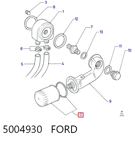 Filtr oleju 5004930 Ford