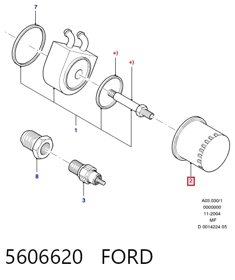 Filtr oleju 5606620 Ford