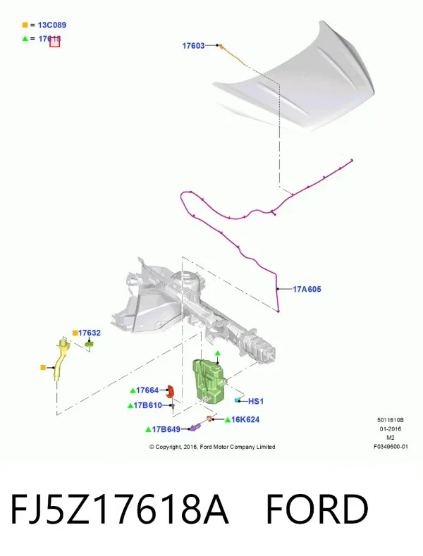 Zbiorniczek spryskiwacza szyb Ford Escape II