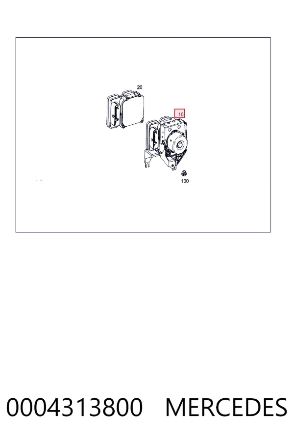 Sterownik ABS  hydrauliczny Mercedes CLA X117