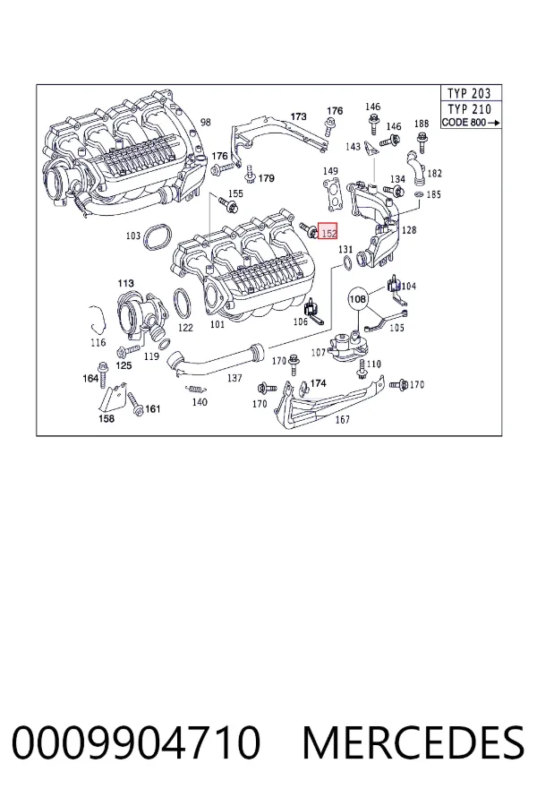  0009904710 Mercedes