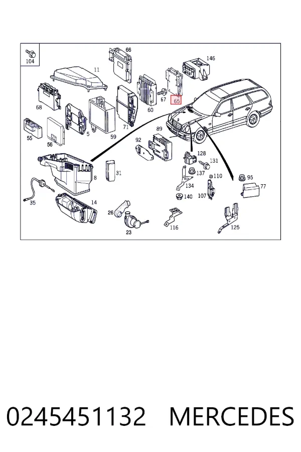 Sterownik silnika Mercedes G I