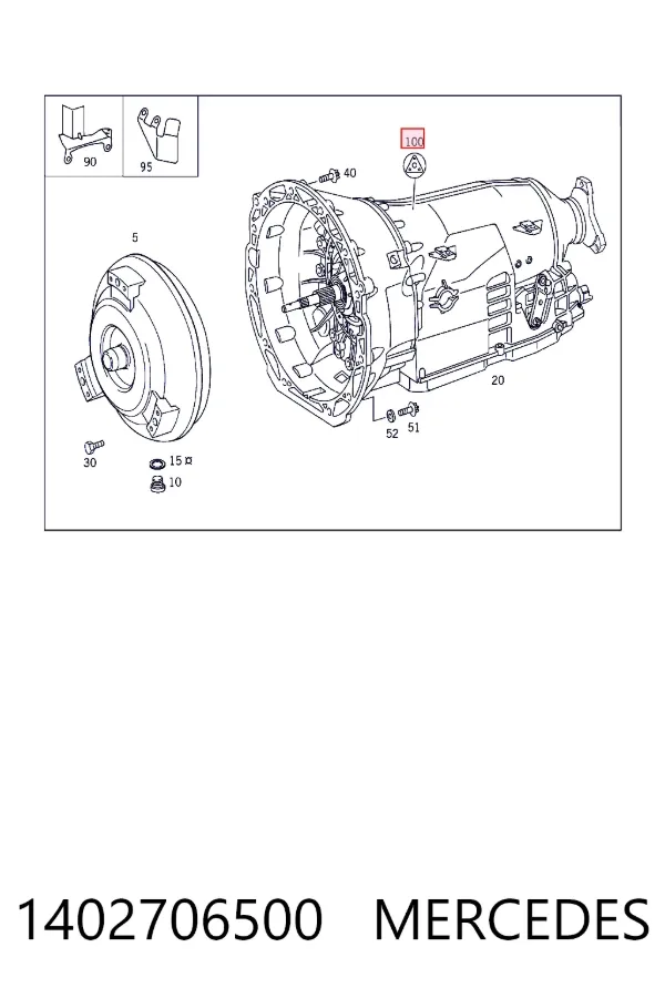 Zestaw naprawczy automatycznej skrzyni biegów 1402706500 Mercedes