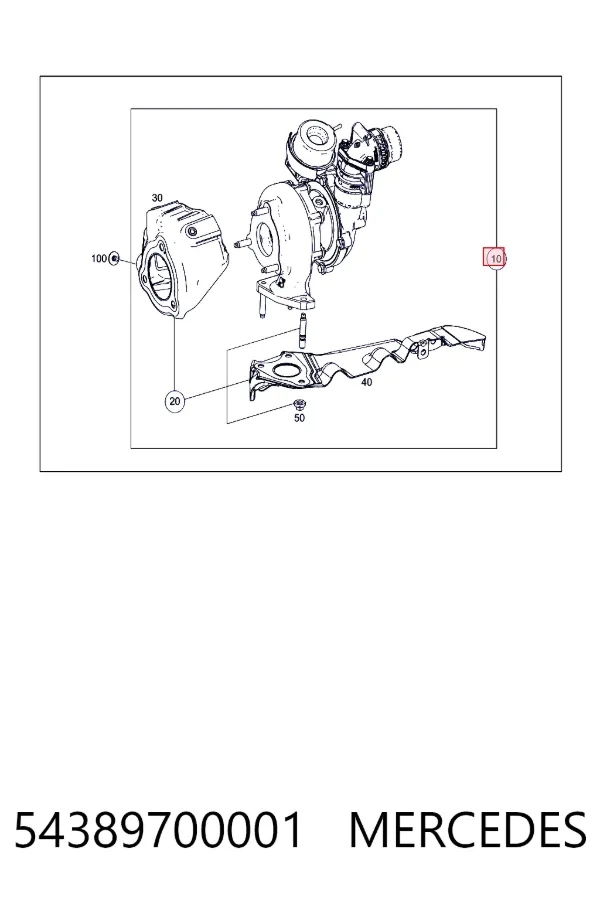 Turbina 54389700001 Mercedes