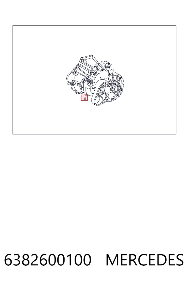 Mechaniczna skrzynia biegów w komplecie 6382600100 Mercedes