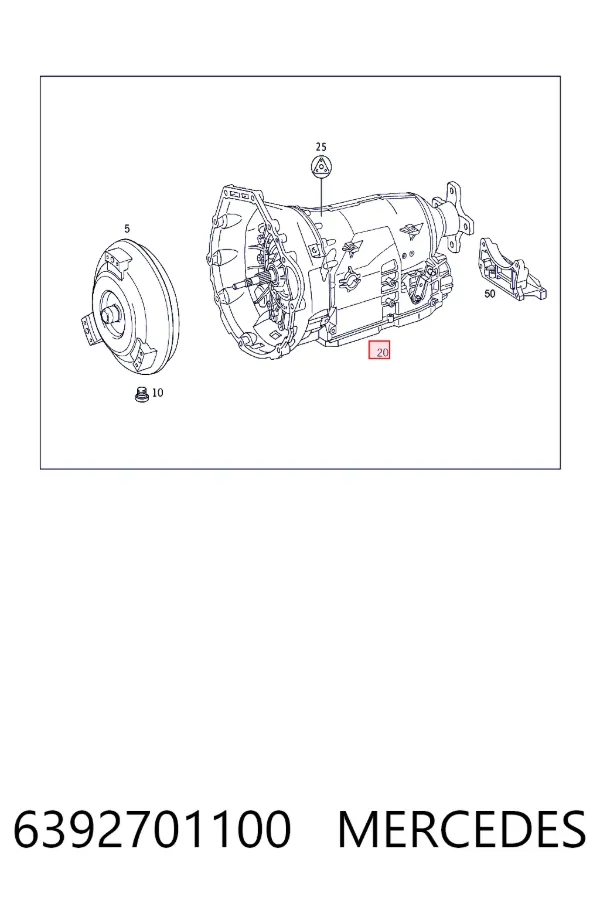 Automatyczna skrzynia biegów, kompletna Mercedes Viano W639
