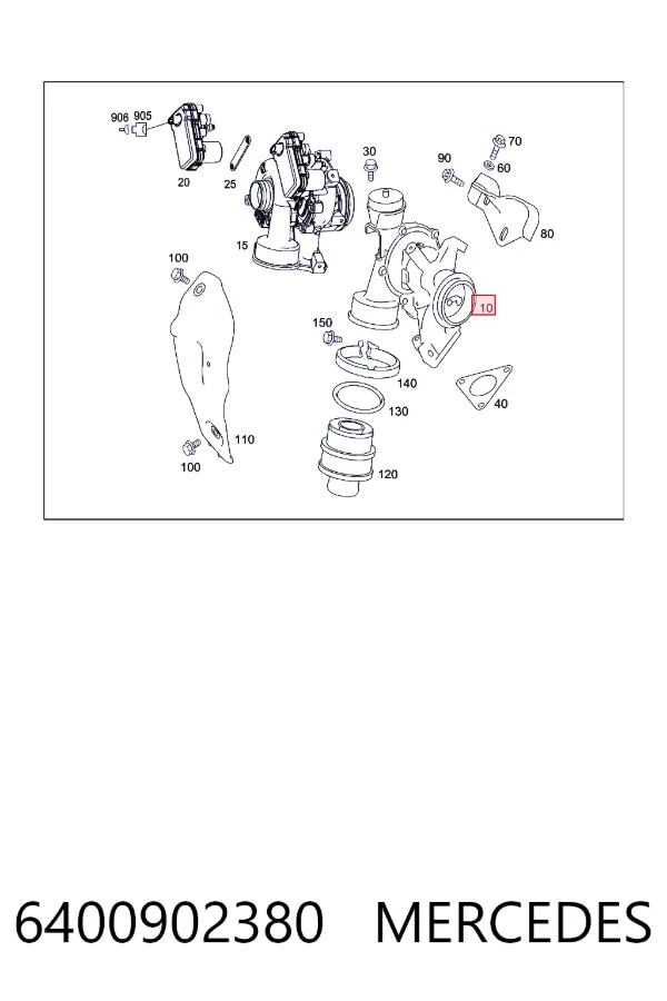 Turbina 6400902380 Mercedes