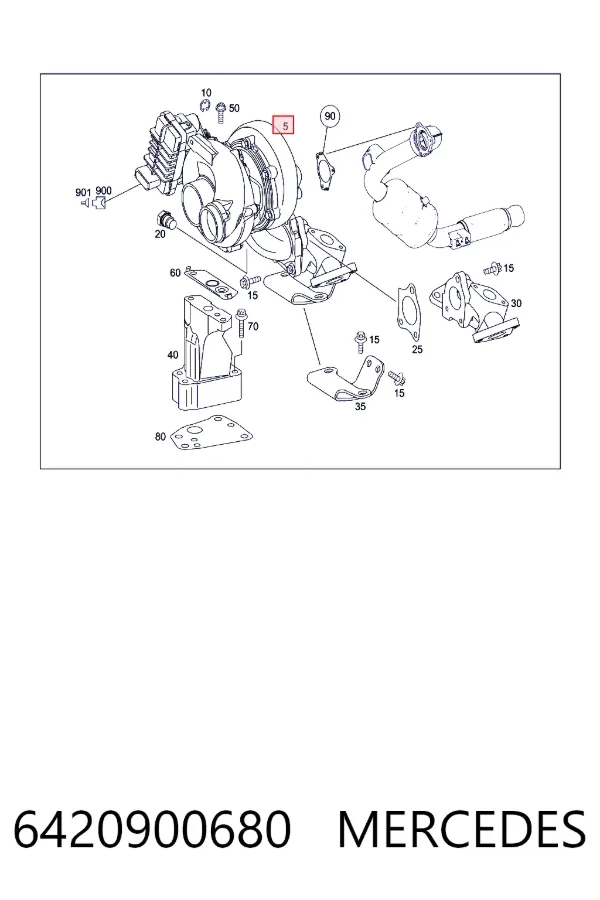 Turbina 6420900680 Mercedes