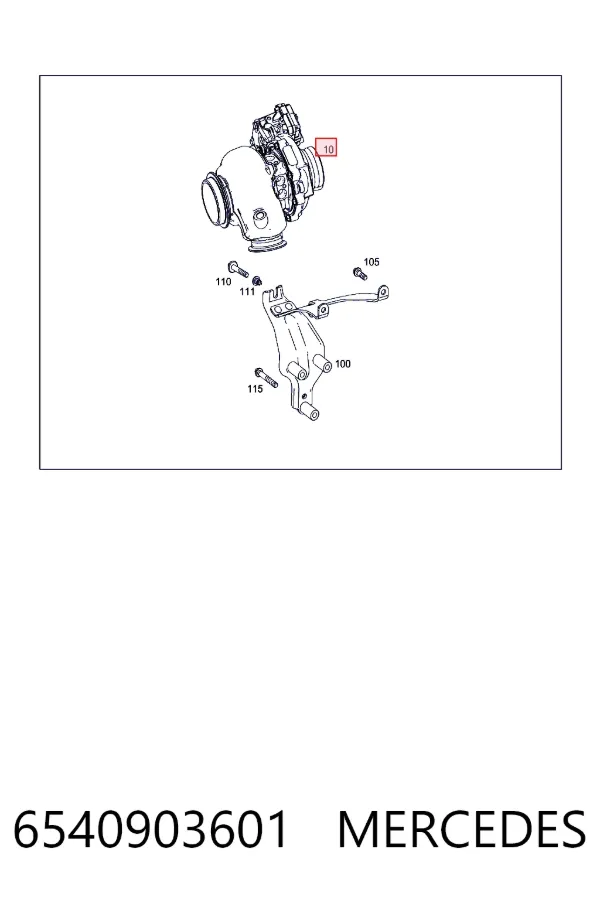 Turbina 6540903601 Mercedes