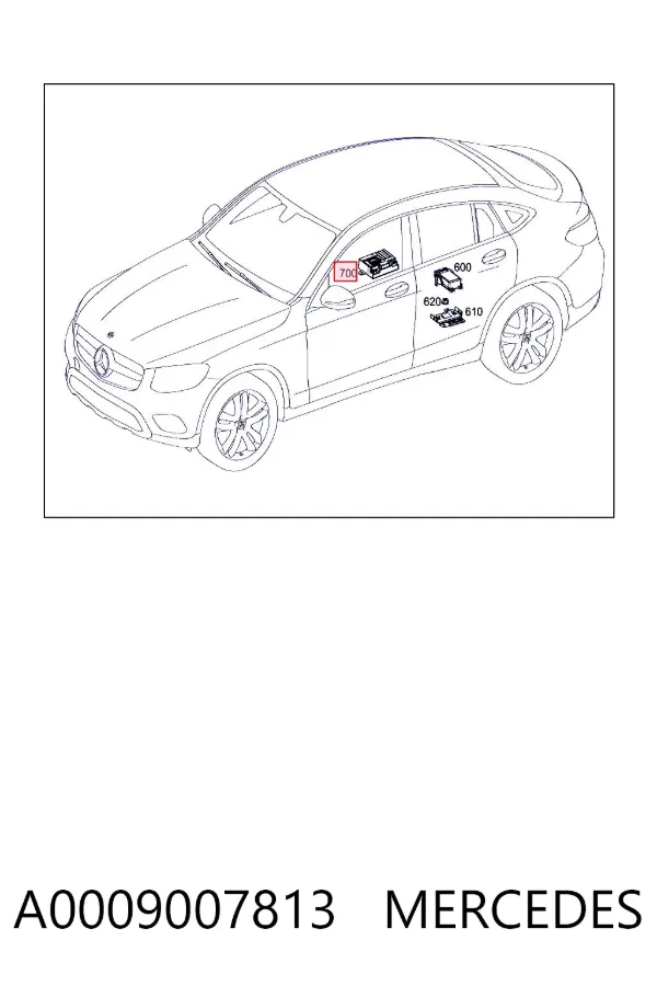 Sterownik pompy paliwa A0009007813 Mercedes