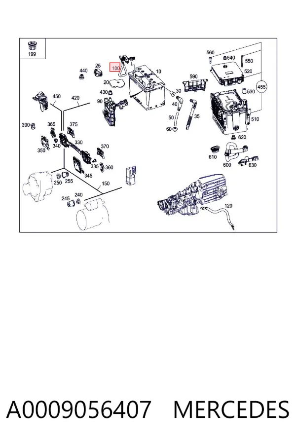  A0009056407 Mercedes