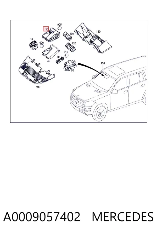 Sterownik kamery A0009057402 Mercedes