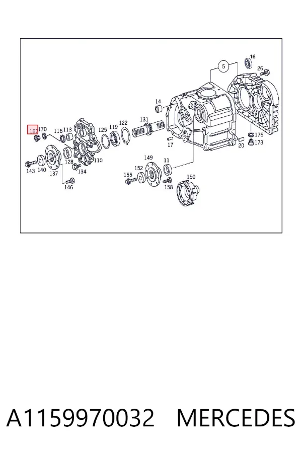 Korek miski olejowej silnika A1159970032 Mercedes