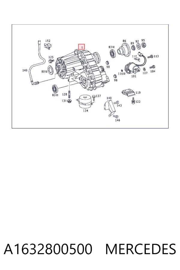 Skrzynia rozdzielcza Mercedes ML/GLE W163