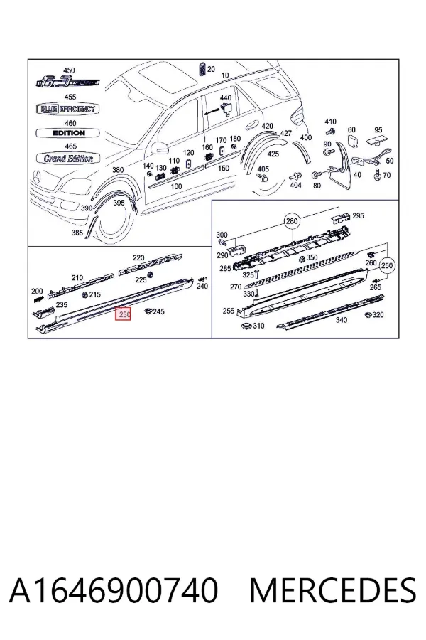  A1646900740 Mercedes