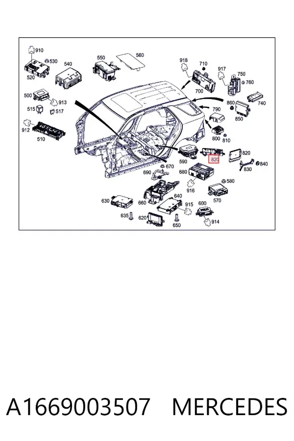  A1669003507 Mercedes