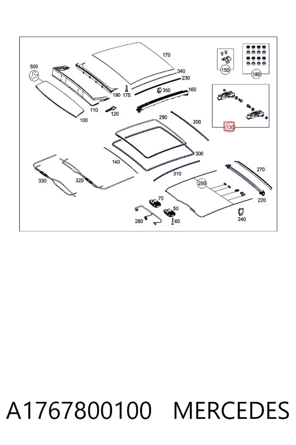  A1767800100 Mercedes