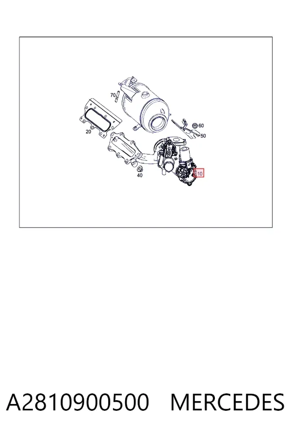 Turbina A2810900500 Mercedes
