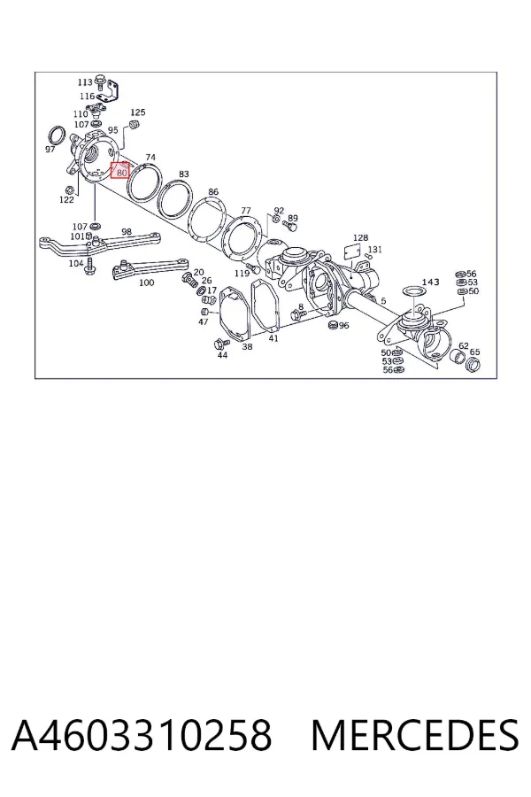  A4603310258 Mercedes