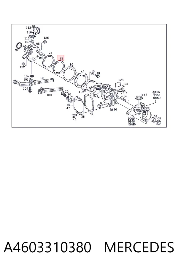  A4603310380 Mercedes