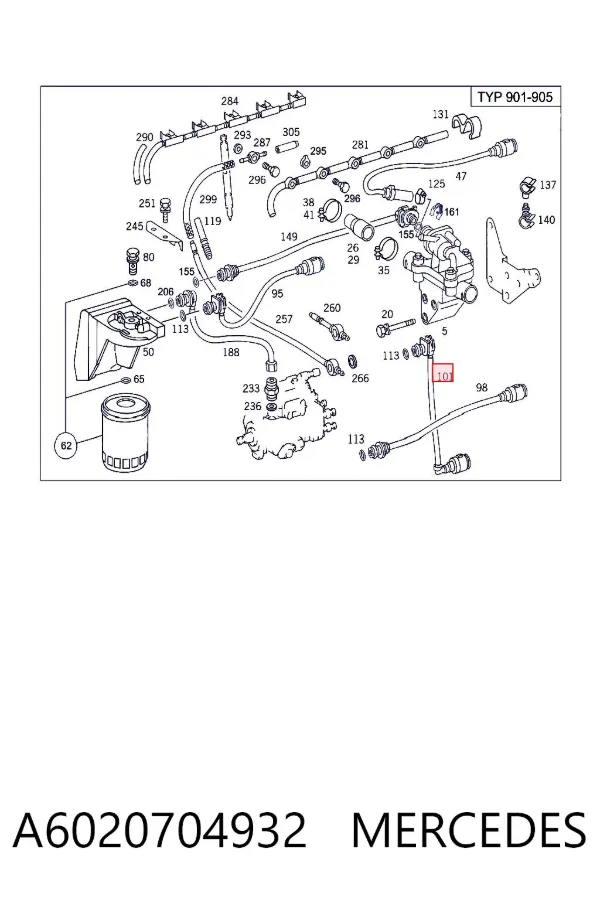  A6020704932 Mercedes