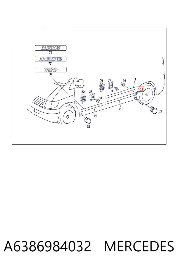  A6386984032 Mercedes