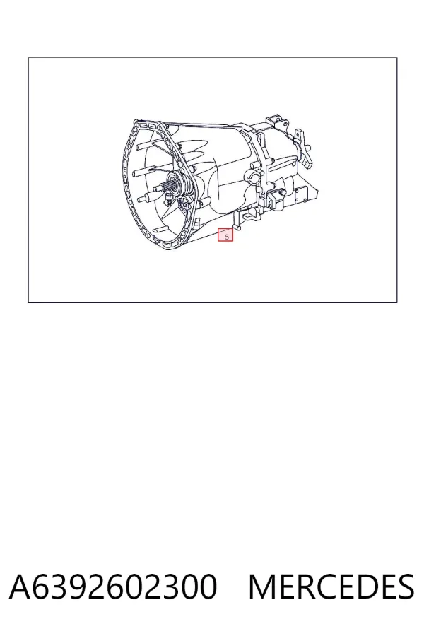 Mechaniczna skrzynia biegów w komplecie A6392602300 Mercedes