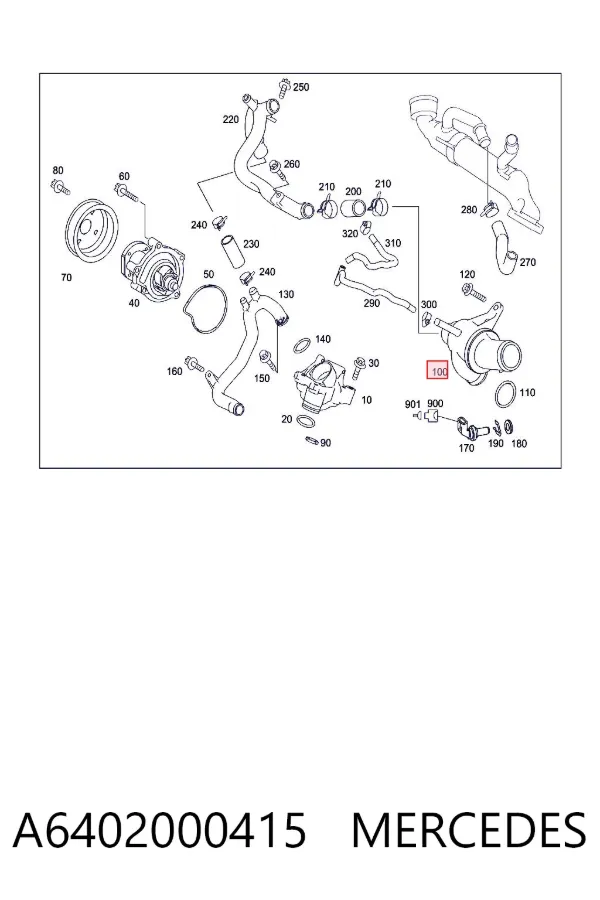 Termostat A6402000415 Mercedes