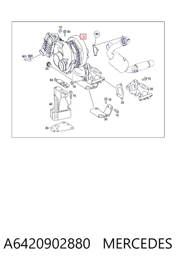 Turbina A6420902880 Mercedes