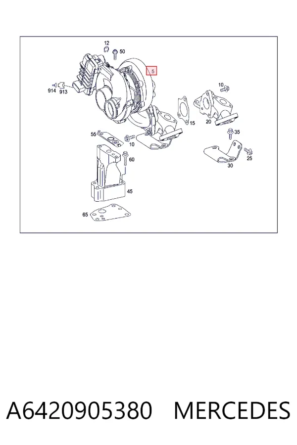 Turbina A6420905380 Mercedes