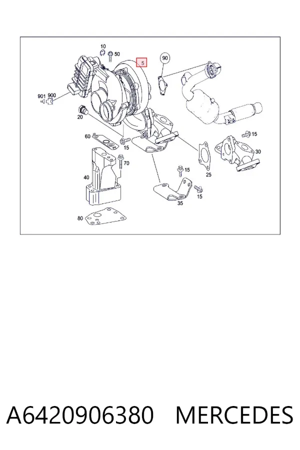 Turbina A6420906380 Mercedes