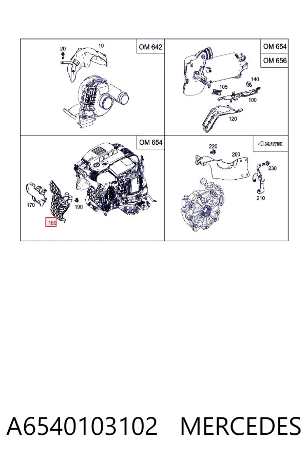  A6540103102 Mercedes