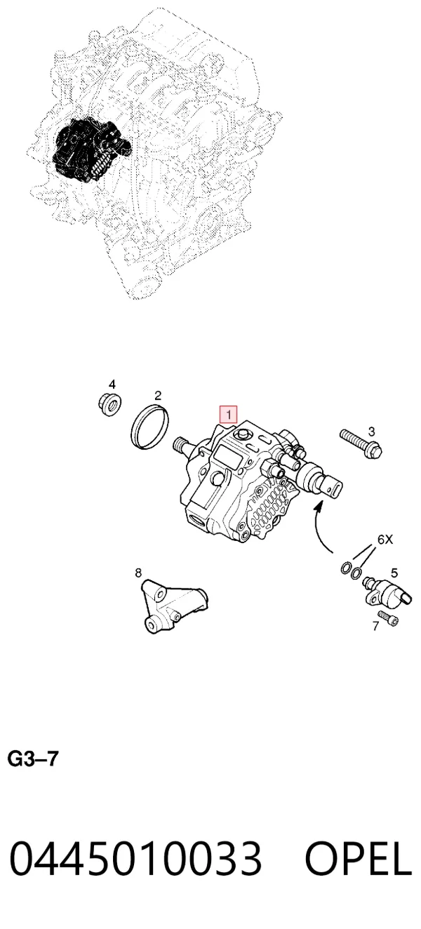 Pompa wtryskowa wysokiego ciśnienia Nissan Primastar X83