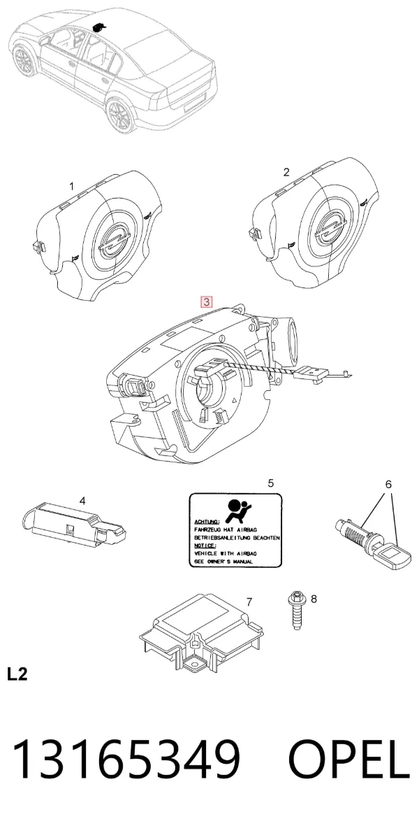  13165349 Opel