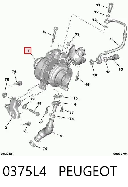 Turbina 0375L4 Peugeot/Citroen