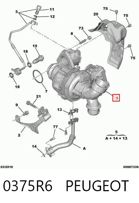 Turbina 0375R6 Peugeot/Citroen