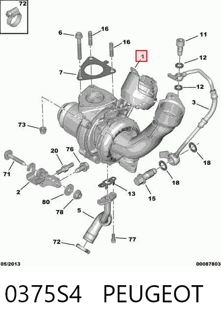Turbina 0375S4 Peugeot/Citroen