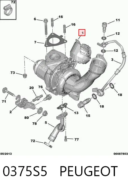 Turbina 0375S5 Peugeot/Citroen
